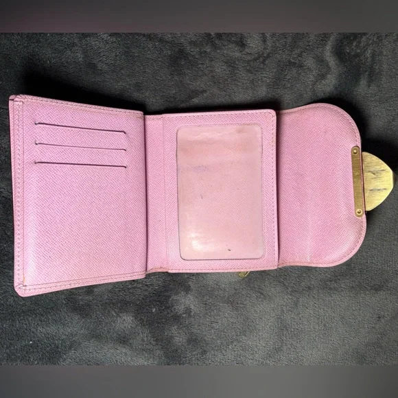 Louis Vuitton x Takashi Murakami Monogram Multicolore Joey Wallet White Litchi - Picture 6 of 11